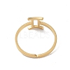 Real 18K Gold Plated 304 Stainless Steel Adjustable Finger Ring RJEW-L115-01G-06-3