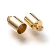 Brass Cord Ends KK-H759-41E-G-2