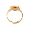 Adjustable 304 Stainless Steel Finger Rings Components STAS-F149-21G-D-3