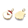 316 Surgical Stainless Steel Enamel Charms X-STAS-S116-386G-2