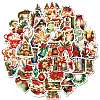 50Pcs Christmas Eve Theme Cartoon Paper Stickers X-DIY-P085-11-2