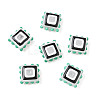 Baking Paint Glass Enamel Beads LAMP-S079-14C-1