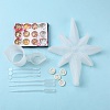 DIY Eight Pointed Star Silicone Molds Kits DIY-OC0003-43-1