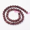 Natural Strawberry Quartz Bead Strands G-P213-09-6mm-2