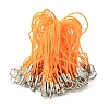 100Pcs Polyester Cord Mobile Straps MOBA-FS0001-02C-1