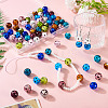 64Pcs 16 Styles Handmade Lampwork Beads LAMP-TA0001-59C-7