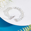 1Pc 925 Sterling Silver Twister Clasps STER-PH0003-07-5