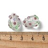 Handmade Foil Lampwork Bumpy Beads Strands FOIL-Z001-05B-4