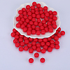 Round Silicone Focal Beads SI-JX0046A-126-1