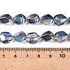 Electroplate Glass Beads Strands EGLA-T021-10G-4