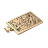 201 Stainless Steel Pendant STAS-B033-01G-10-3