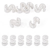 6Pcs 925 Sterling Silver Hollow Initial Beads STER-TA0001-53S-1