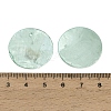 Spray Painted Natural Capiz Shell Pendants SHEL-C010-12B-3