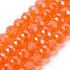 Electroplate Glass Beads Strands EGLA-A034-T10mm-A07-1