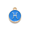 Alloy Enamel Pendants X-ENAM-S124-01B-02H-2