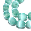 Dyed Natural Selenite Beads Strands G-T138-232E-3