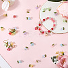 12 Sets Flora Leaves & Lily Flower Charms FIND-SC0016-69-3