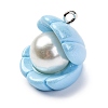 Opaque Resin Pendants RESI-P043-01P-04-2