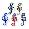 Handmade Lampwork Big Pendants LAMP-T023-07-1