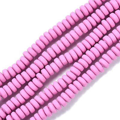Handmade Polymer Clay Beads Strands X-CLAY-N008-008B-1