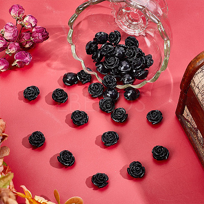 30Pcs Cinnabar Beads CARL-HY0001-03-1