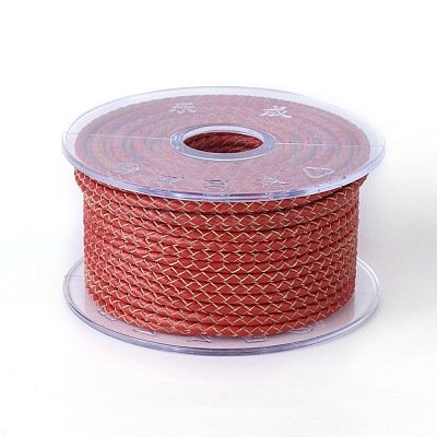 Braided Cowhide Cord WL-I004-5mm-20-1