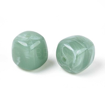 Opaque Acrylic Beads OACR-ZX006-33I-1