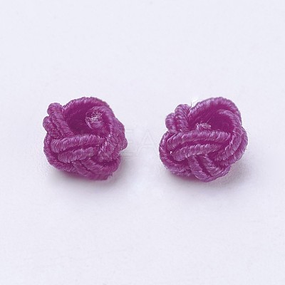 Nylon Cord Woven Beads NWIR-F005-14I-1