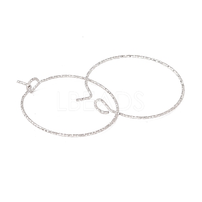 316 Surgical Stainless Steel Hoop Earrings Findings STAS-D183-02P-02-1
