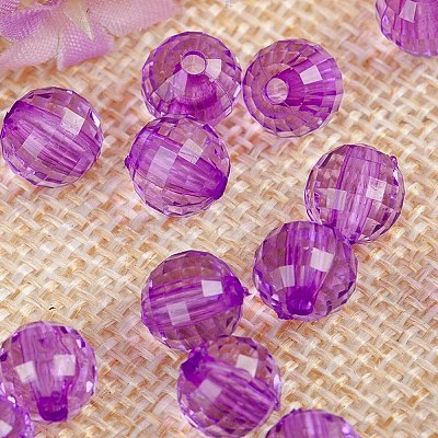Transparent Acrylic Beads TACR-NH0001-F-19-1
