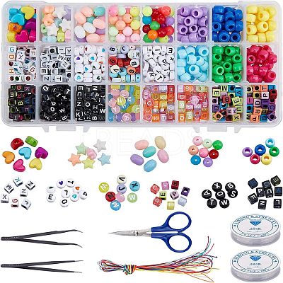 DIY Children Elastic Jewelry Set Kits DIY-NB0004-13-1