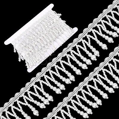 2Yards Plastic and Polyester Beaded Trim OCOR-ME0001-63-1