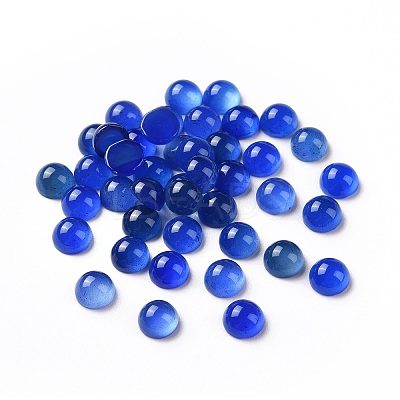Natural Gemstone Cabochons X-G-P393-R01-6MM-1