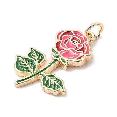 Brass Enamel Pendants KK-A277-26G-1