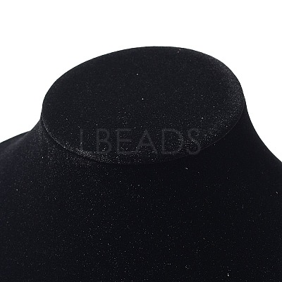 Bust Plastic Covered with Velvet Necklace Display Stands NDIS-L006-01B-1