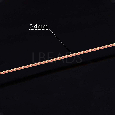 Round Bare Copper Wire for Jewelry Making CWIR-BC0002-16B-1