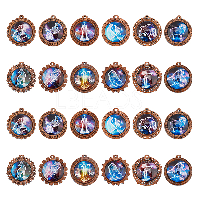 Glass Pendants WOOD-NB0001-63B-1
