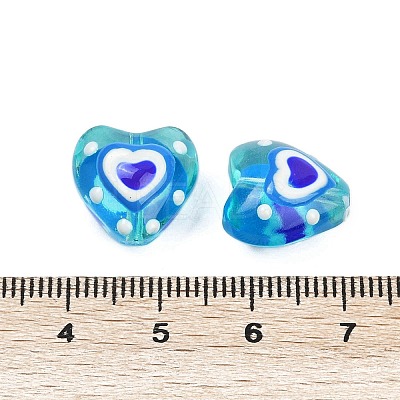 Handmade Lampwork Beads Strands LAMP-R004-06A-05-1