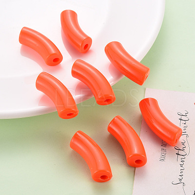 Opaque Acrylic Beads LS-MACR-S372-001B-S026-1