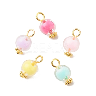 Transparent Acrylic Pendants PALLOY-JF01834-08-1