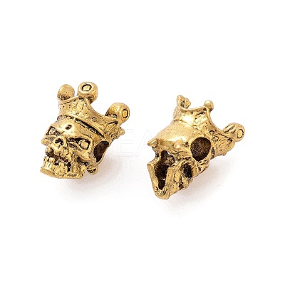Tibetan Style Alloy Beads PALLOY-F257-04AG-1