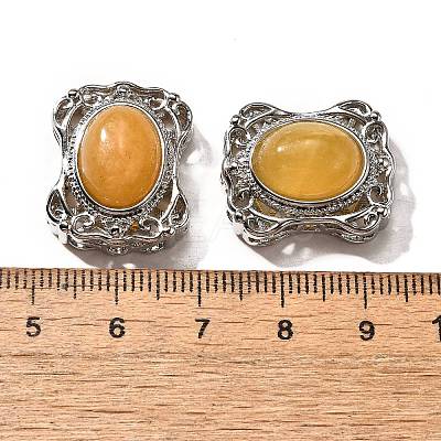 Natural Yellow Jade Multi-Strand Links KK-M304-05P-06-1