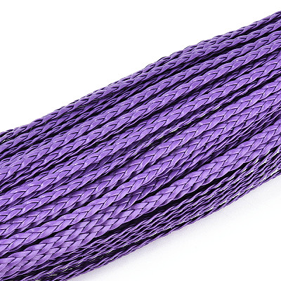 Braided Imitation Leather Cords LC-S002-5mm-09-1