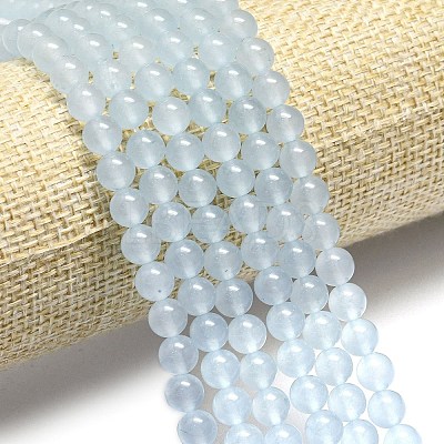 Natural Malaysia Jade Beads Strands G-L645-C01-4mm-01-1