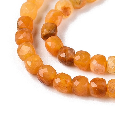 Gradient Color Natural Topaz Jade Beads Strands G-N342-136-1