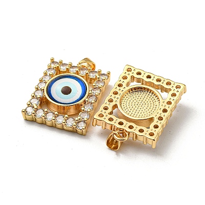 Golden Brass Pendants KK-L209-006G-04-1