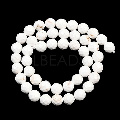 Natural Magnesite Beads Strands G-Z143-D01-8mm-1