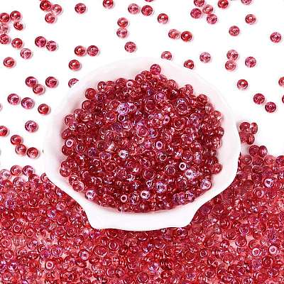 Transparent Colours Glass Seed Beads SEED-Q042-01A-A06-1