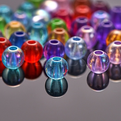 216g 24 Style Transparent Acrylic Beads MACR-SZ0001-59-1