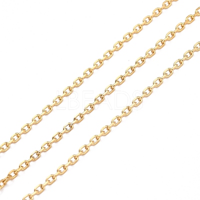 PVD Vacuum Plating 304 Stainless Steel Cable Chains CHS-D033-03G-02-1